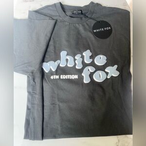 Oversized White Fox T-shirt